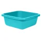 Curver Afwasbak 10 liter Molokai Blauw 35x35 cm 14 cm hoog